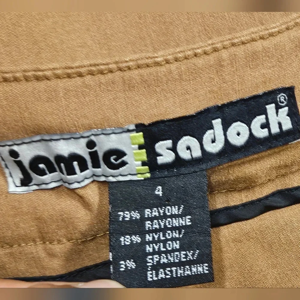 Jamie Sadock Brown Capri Golf Shorts With Pockets Women’s Size 4 - Picture 10 of 10